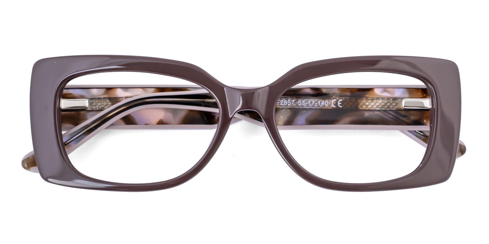 Gorcrow Chocolate Acetate Eyeglasses , SpringHinges , UniversalBridgeFit Frames from ABBE Glasses