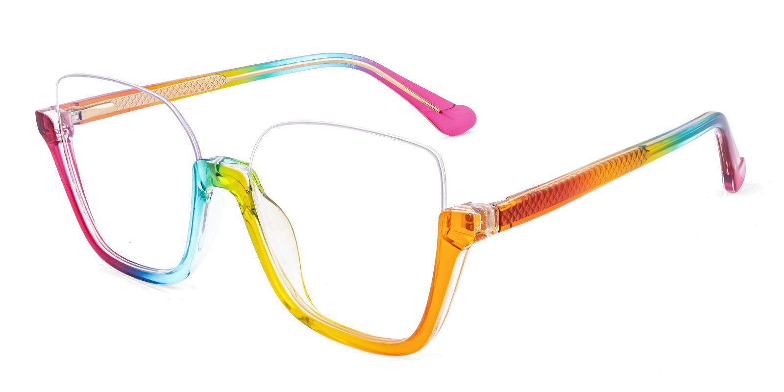 Straitly Multicolor TR Eyeglasses , SpringHinges , UniversalBridgeFit Frames from ABBE Glasses