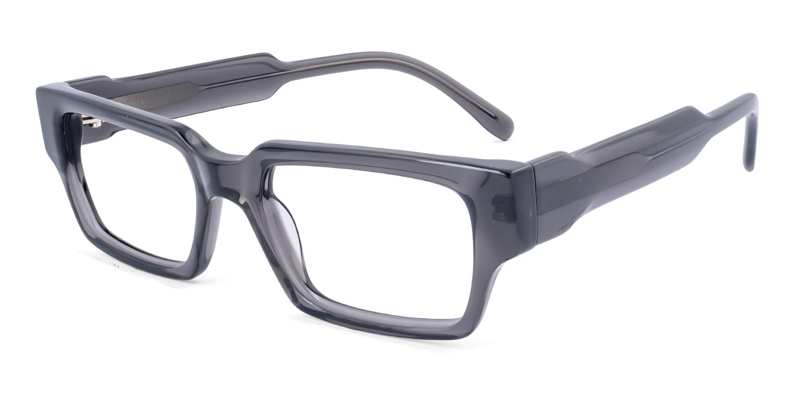 Stoop Gray Acetate Eyeglasses , UniversalBridgeFit Frames from ABBE Glasses
