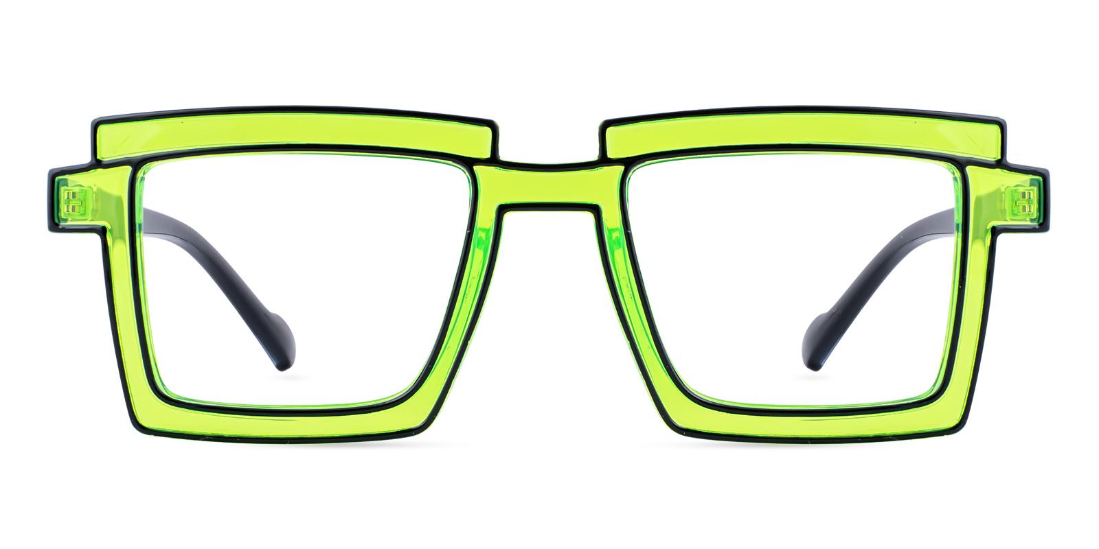 Causeway Green Plastic Eyeglasses , UniversalBridgeFit Frames from ABBE Glasses