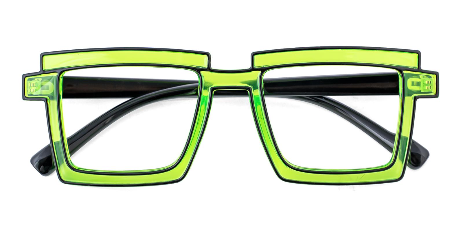 Causeway Green Plastic Eyeglasses , UniversalBridgeFit Frames from ABBE Glasses