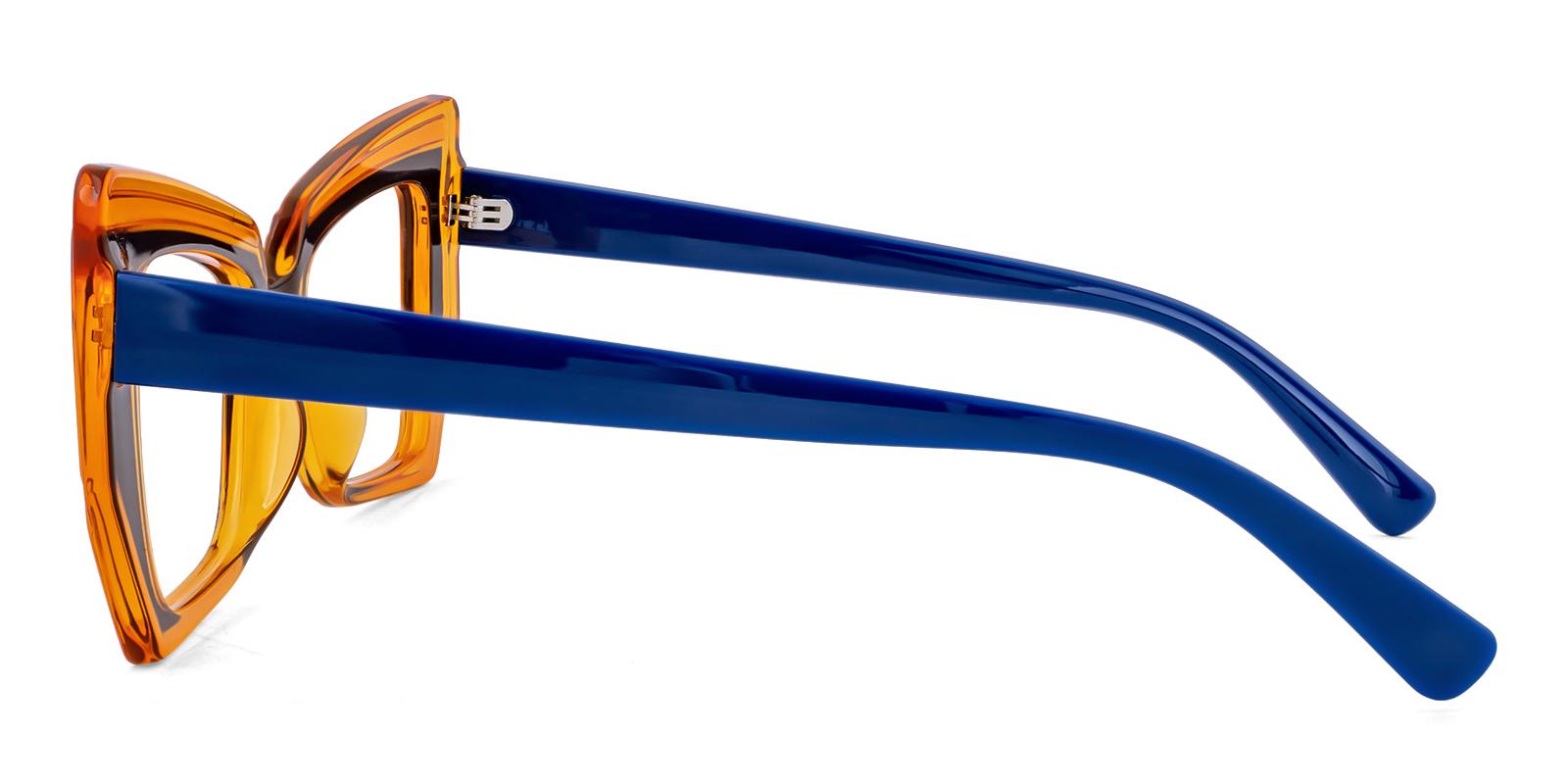 Marchwarden Blue Plastic Eyeglasses , UniversalBridgeFit Frames from ABBE Glasses