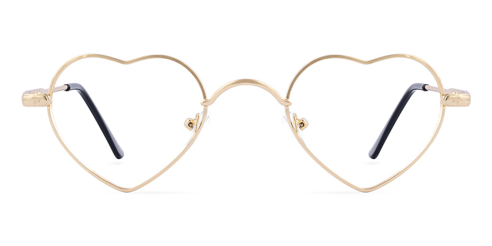 Upheave Gold Metal Eyeglasses , NosePads Frames from ABBE Glasses