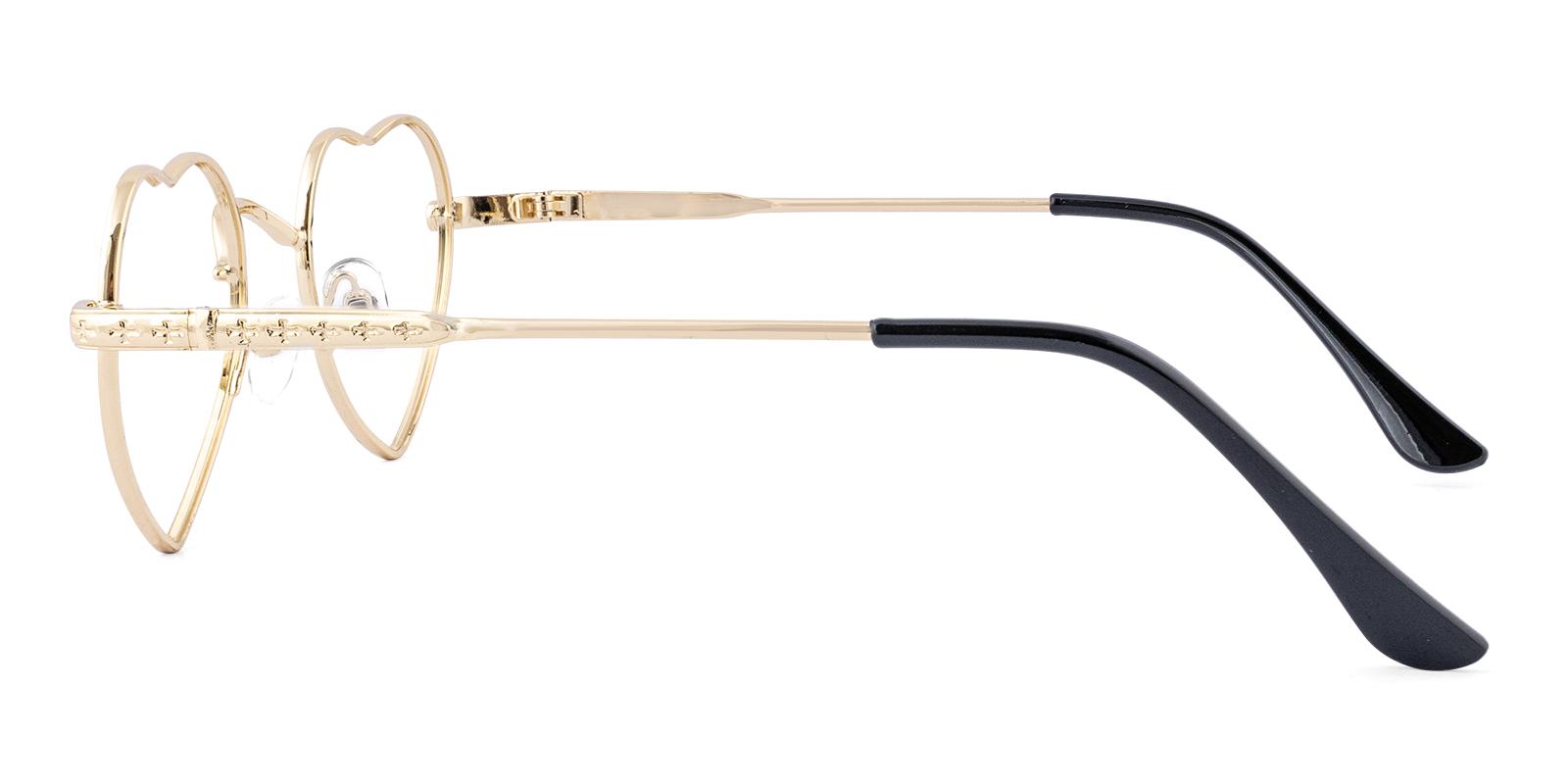 Upheave Gold Metal Eyeglasses , NosePads Frames from ABBE Glasses