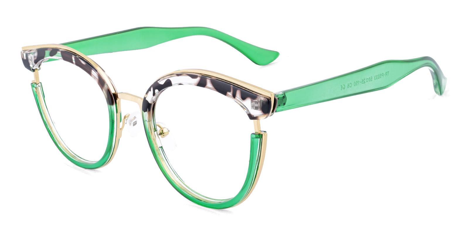 Flagon Green TR Eyeglasses , NosePads Frames from ABBE Glasses