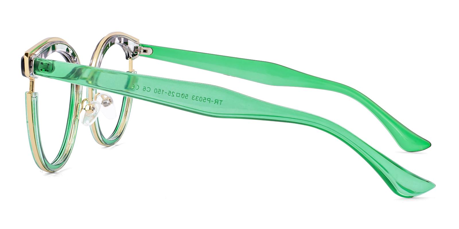 Flagon Green TR Eyeglasses , NosePads Frames from ABBE Glasses