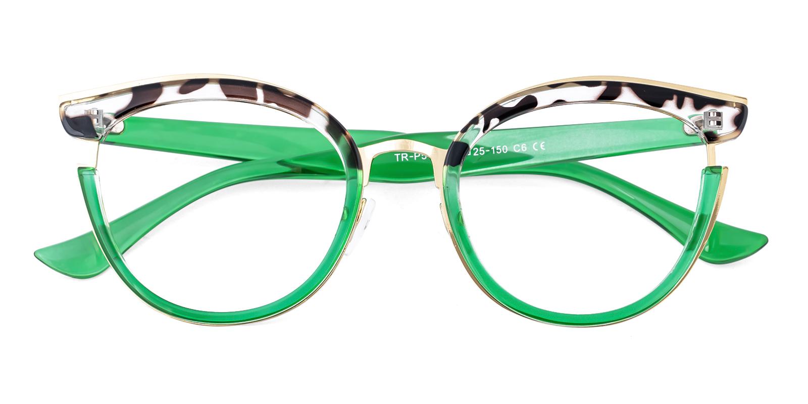 Flagon Green TR Eyeglasses , NosePads Frames from ABBE Glasses