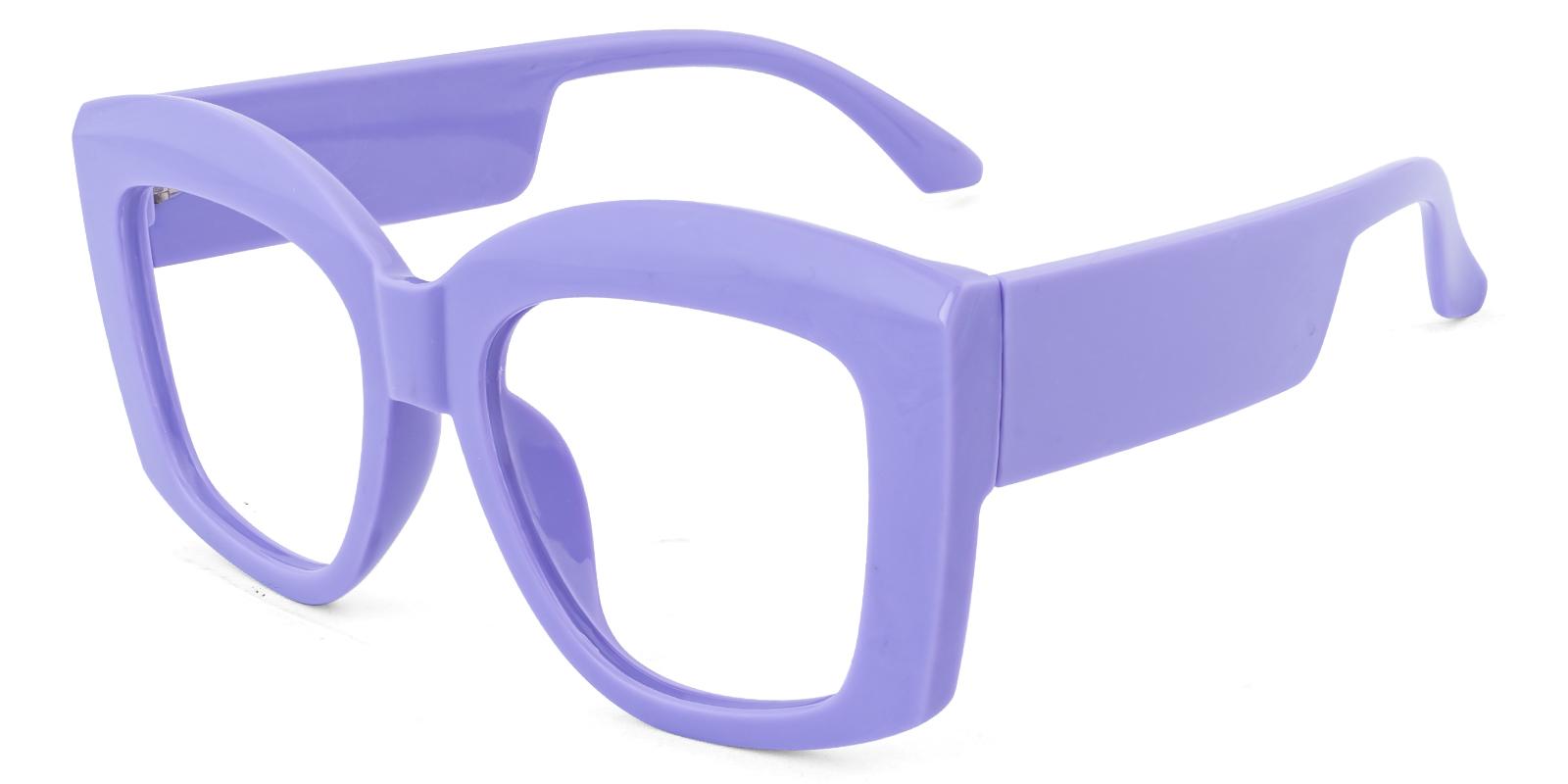 Feign Purple Plastic Eyeglasses , UniversalBridgeFit Frames from ABBE Glasses