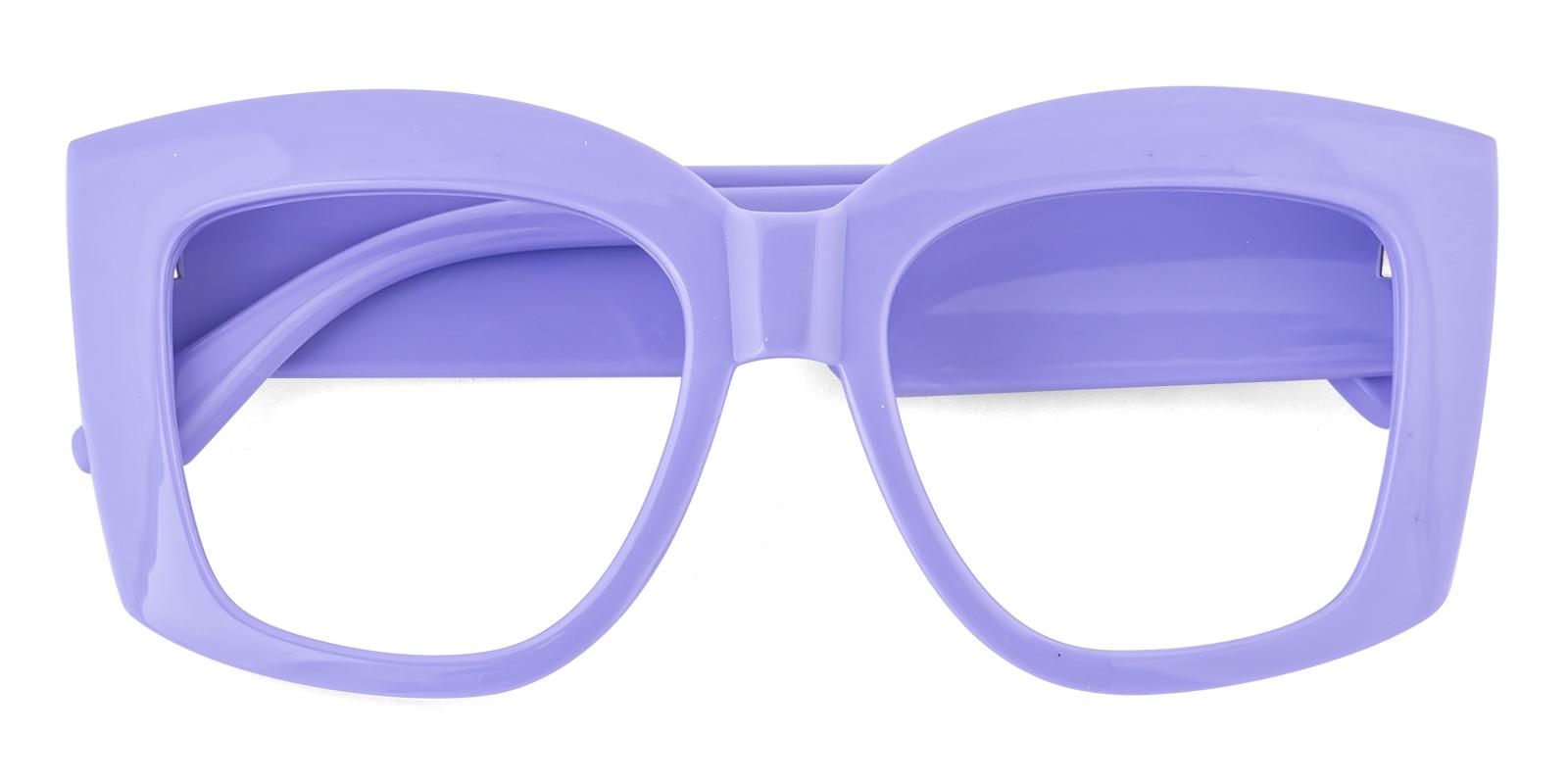 Feign Purple Plastic Eyeglasses , UniversalBridgeFit Frames from ABBE Glasses