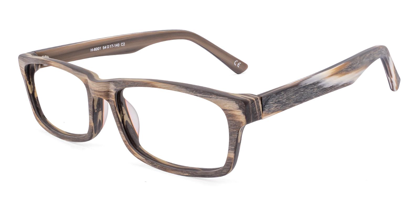 Sward Brown Acetate Eyeglasses , UniversalBridgeFit Frames from ABBE Glasses