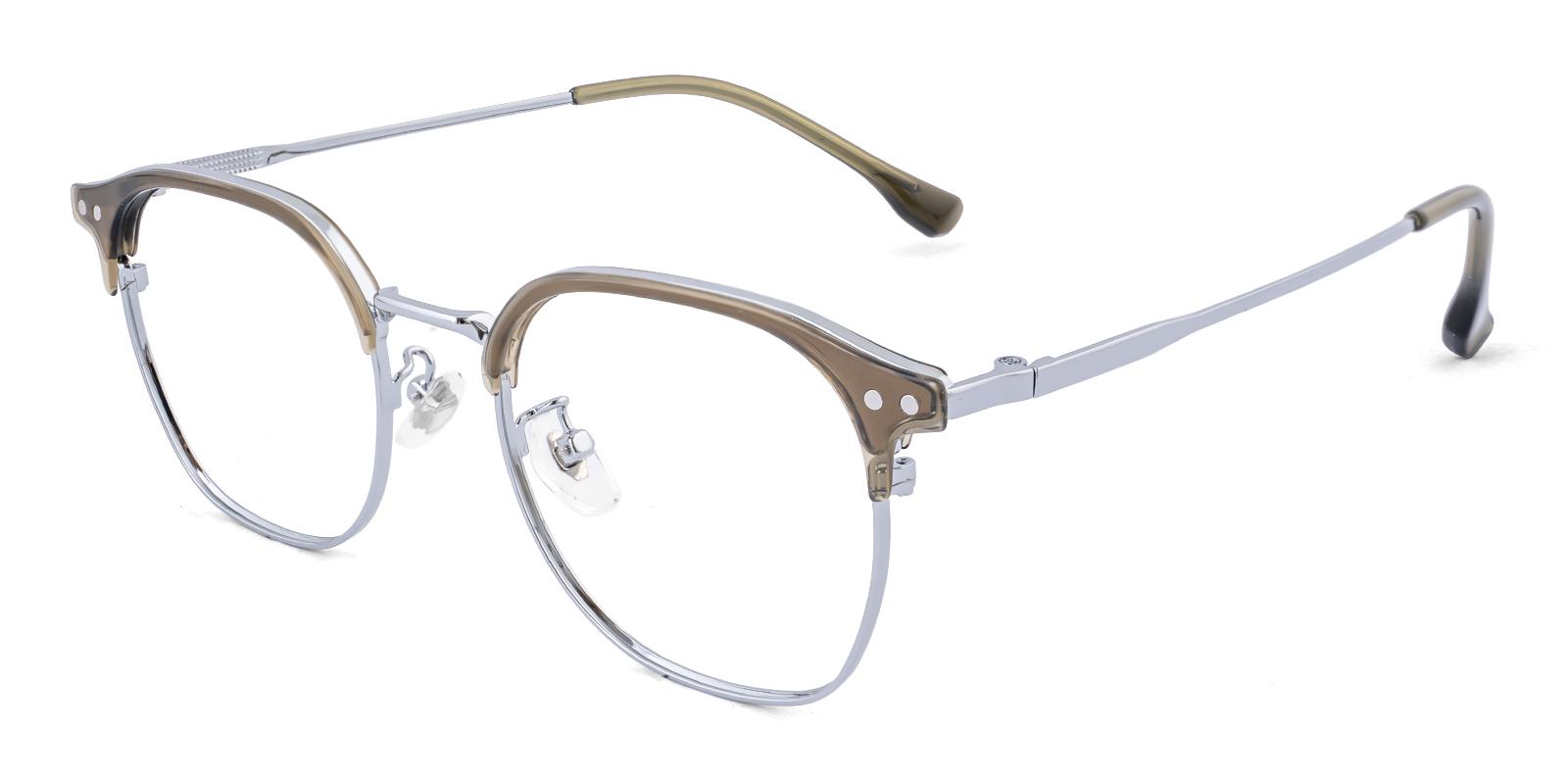 Nook Silver Metal , TR Eyeglasses , NosePads Frames from ABBE Glasses