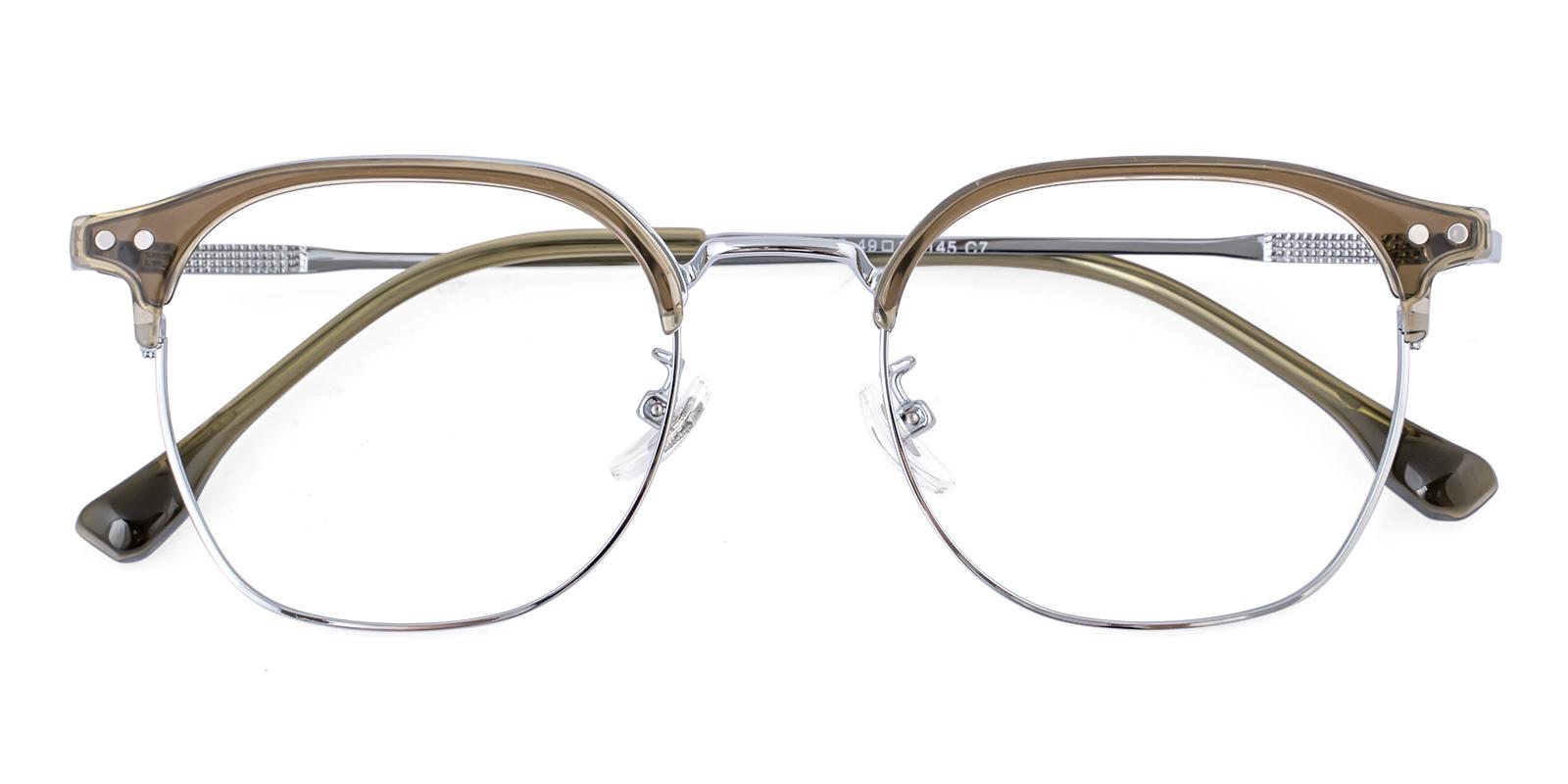 Nook Silver Metal , TR Eyeglasses , NosePads Frames from ABBE Glasses