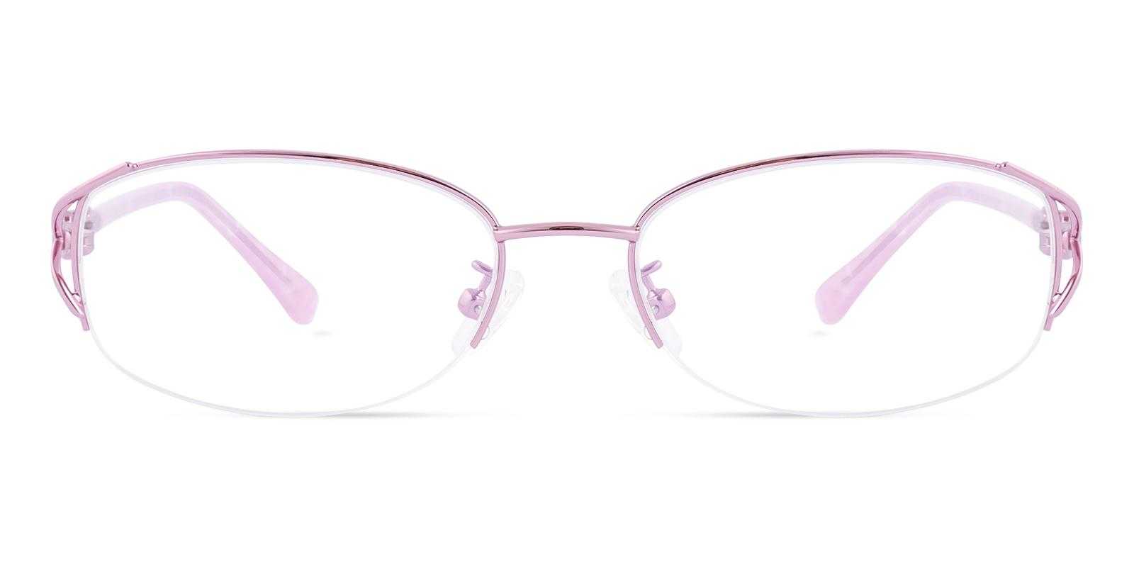 Save Pink Metal Eyeglasses , NosePads Frames from ABBE Glasses