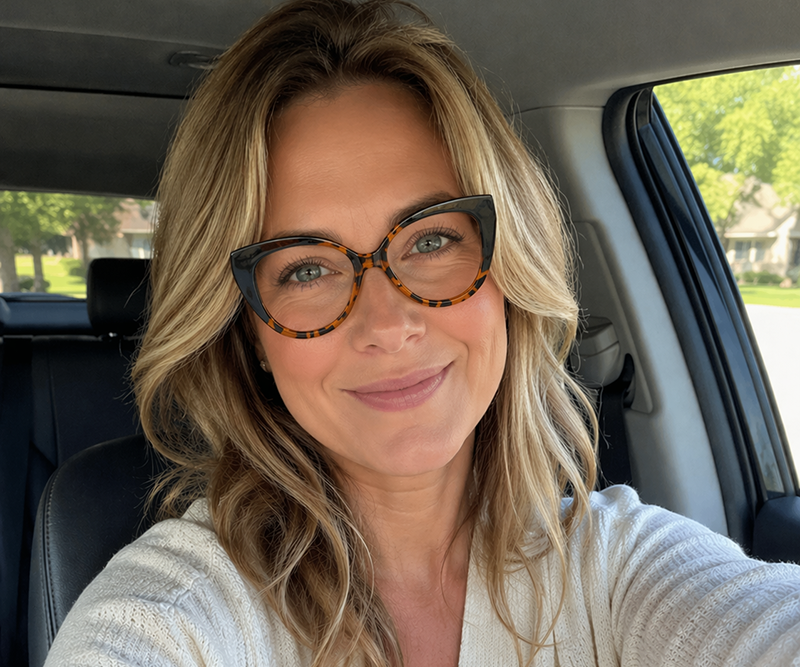 Sprent Brown Acetate Eyeglasses , UniversalBridgeFit Frames from ABBE Glasses