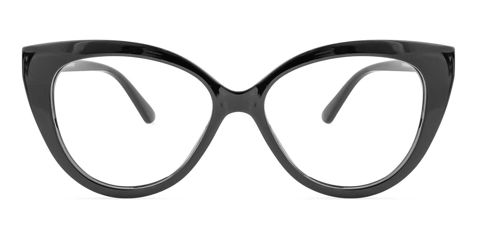 Sprent Black Acetate Eyeglasses , UniversalBridgeFit Frames from ABBE Glasses