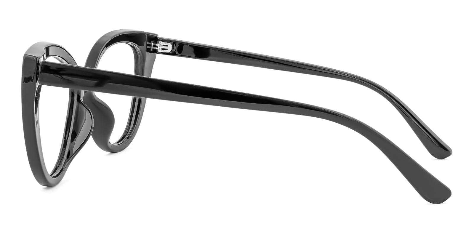 Sprent Black Acetate Eyeglasses , UniversalBridgeFit Frames from ABBE Glasses