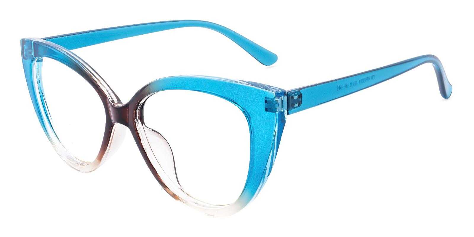 Sprent Blue Acetate Eyeglasses , UniversalBridgeFit Frames from ABBE Glasses