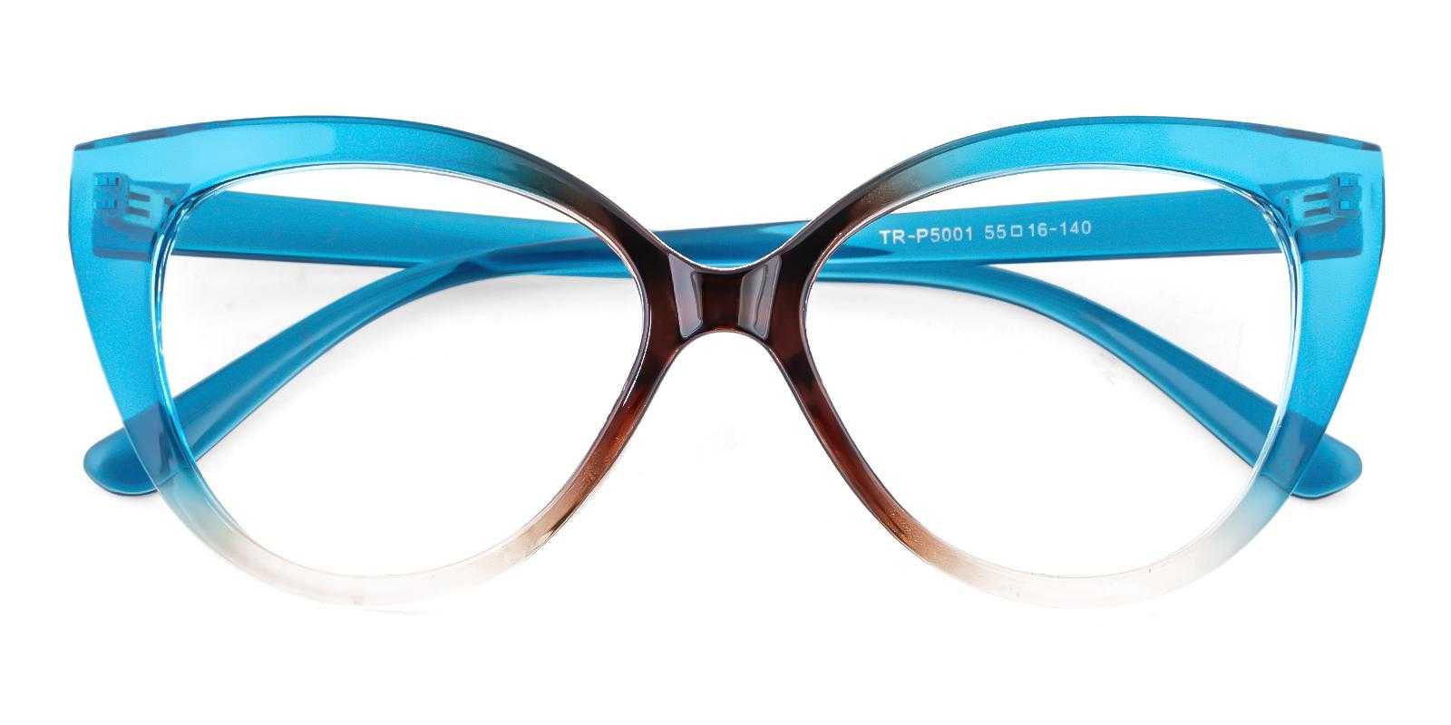 Sprent Blue Acetate Eyeglasses , UniversalBridgeFit Frames from ABBE Glasses