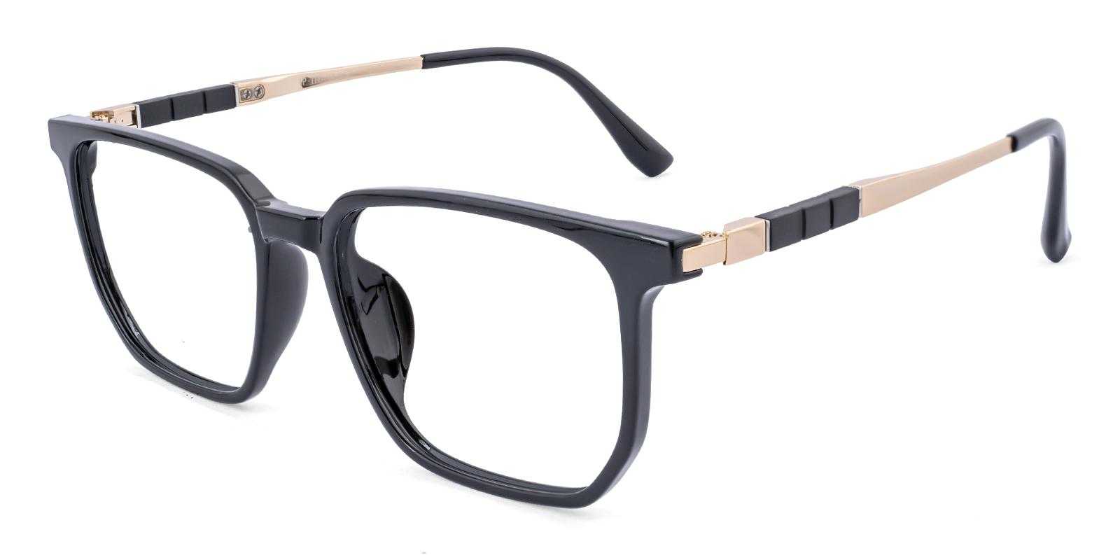 Garth Black Titanium , TR Eyeglasses , UniversalBridgeFit Frames from ABBE Glasses