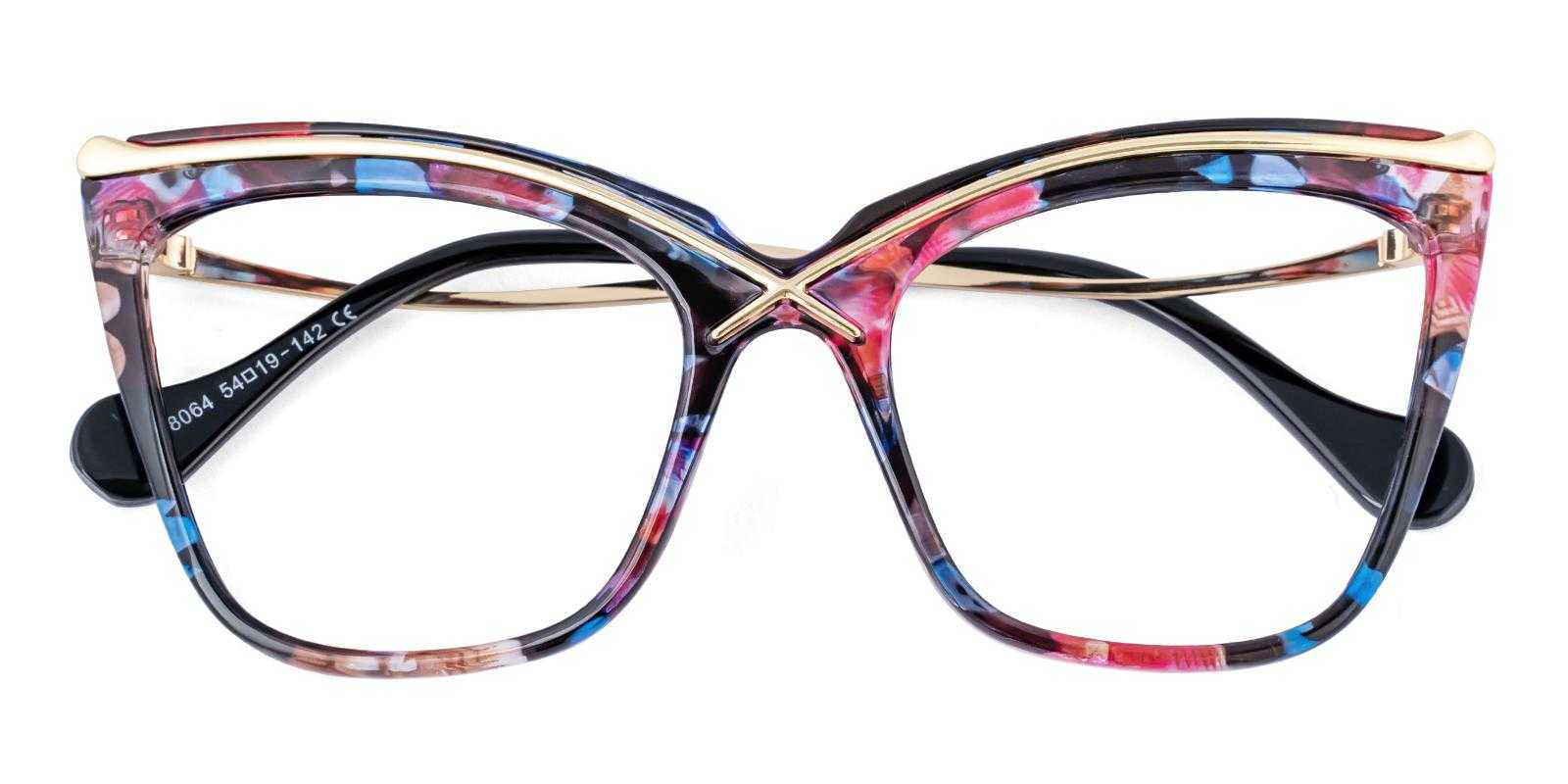 Mead Pattern Acetate , Metal Eyeglasses , UniversalBridgeFit Frames from ABBE Glasses