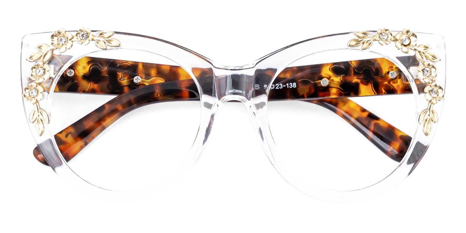 Hummock Fclear Acetate Eyeglasses , UniversalBridgeFit Frames from ABBE Glasses