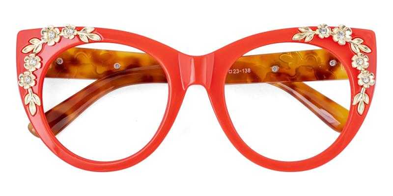 Hummock Red  Frames from ABBE Glasses