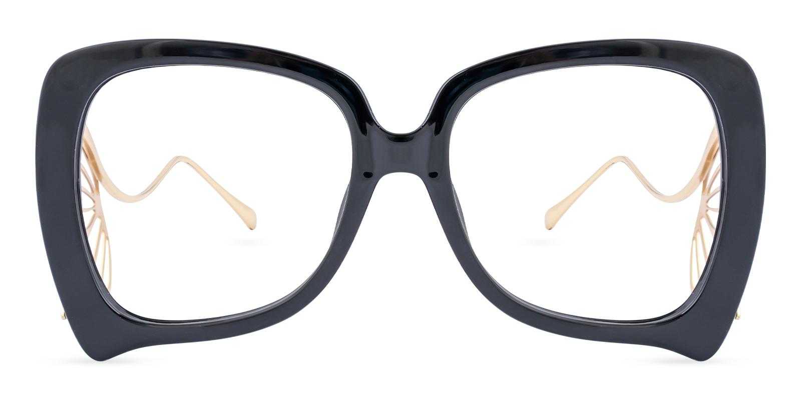 Alm Black Metal , Plastic Eyeglasses , UniversalBridgeFit Frames from ABBE Glasses