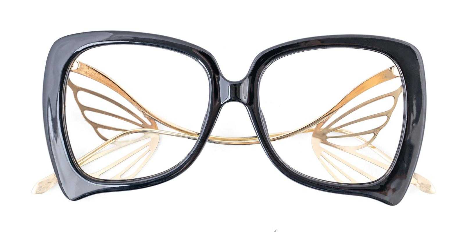 Alm Black Metal , Plastic Eyeglasses , UniversalBridgeFit Frames from ABBE Glasses