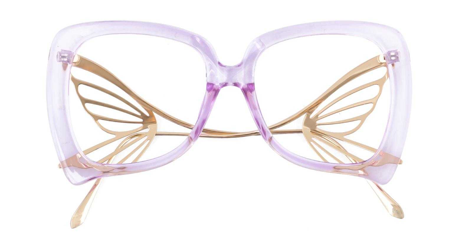 Alm Purple Metal , Plastic Eyeglasses , UniversalBridgeFit Frames from ABBE Glasses