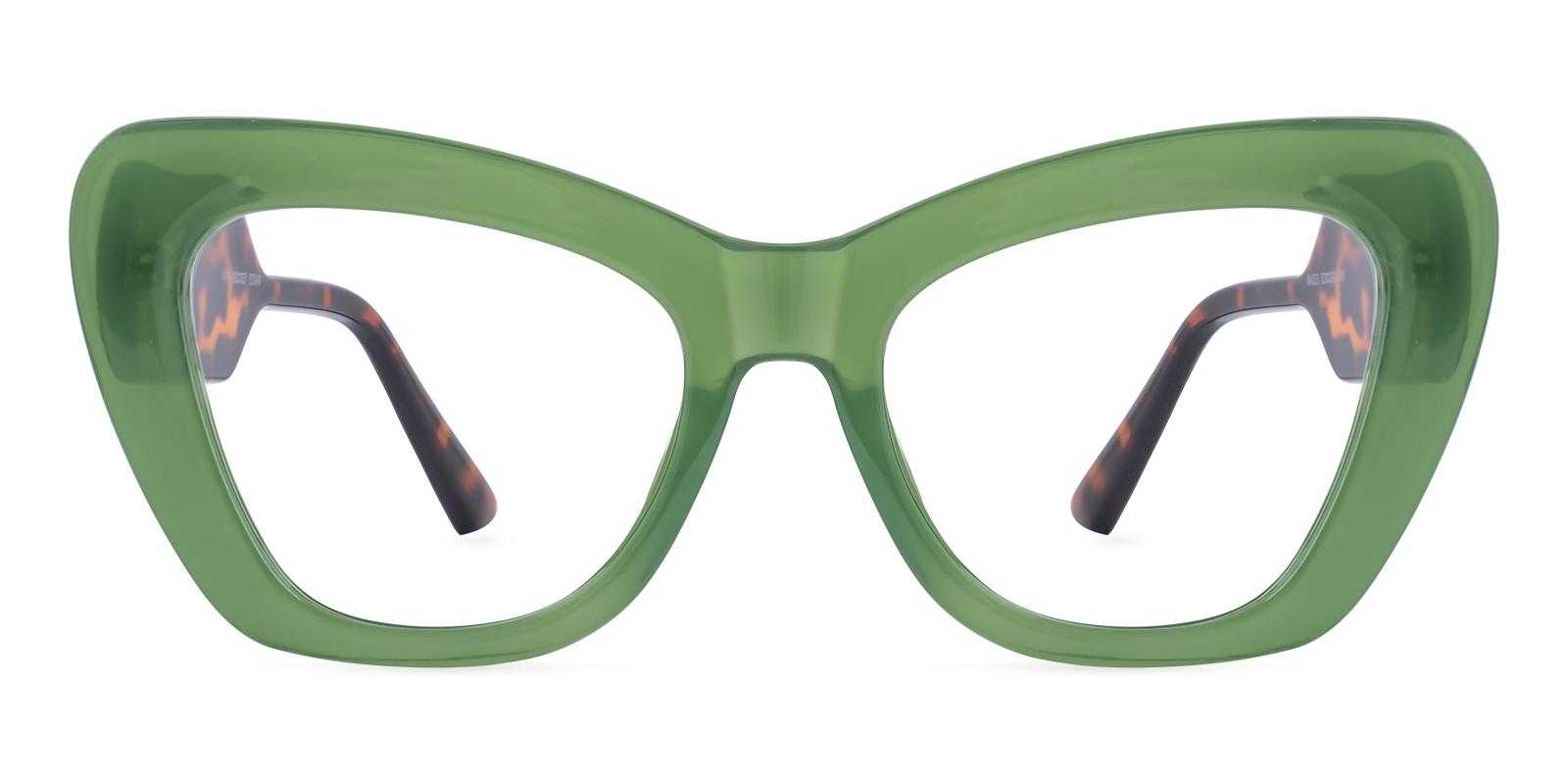 Trammels Green Acetate Eyeglasses , UniversalBridgeFit Frames from ABBE Glasses