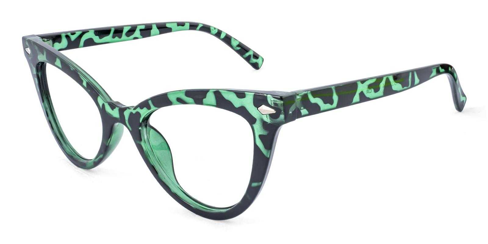 Foreswear Green Plastic Eyeglasses , UniversalBridgeFit Frames from ABBE Glasses