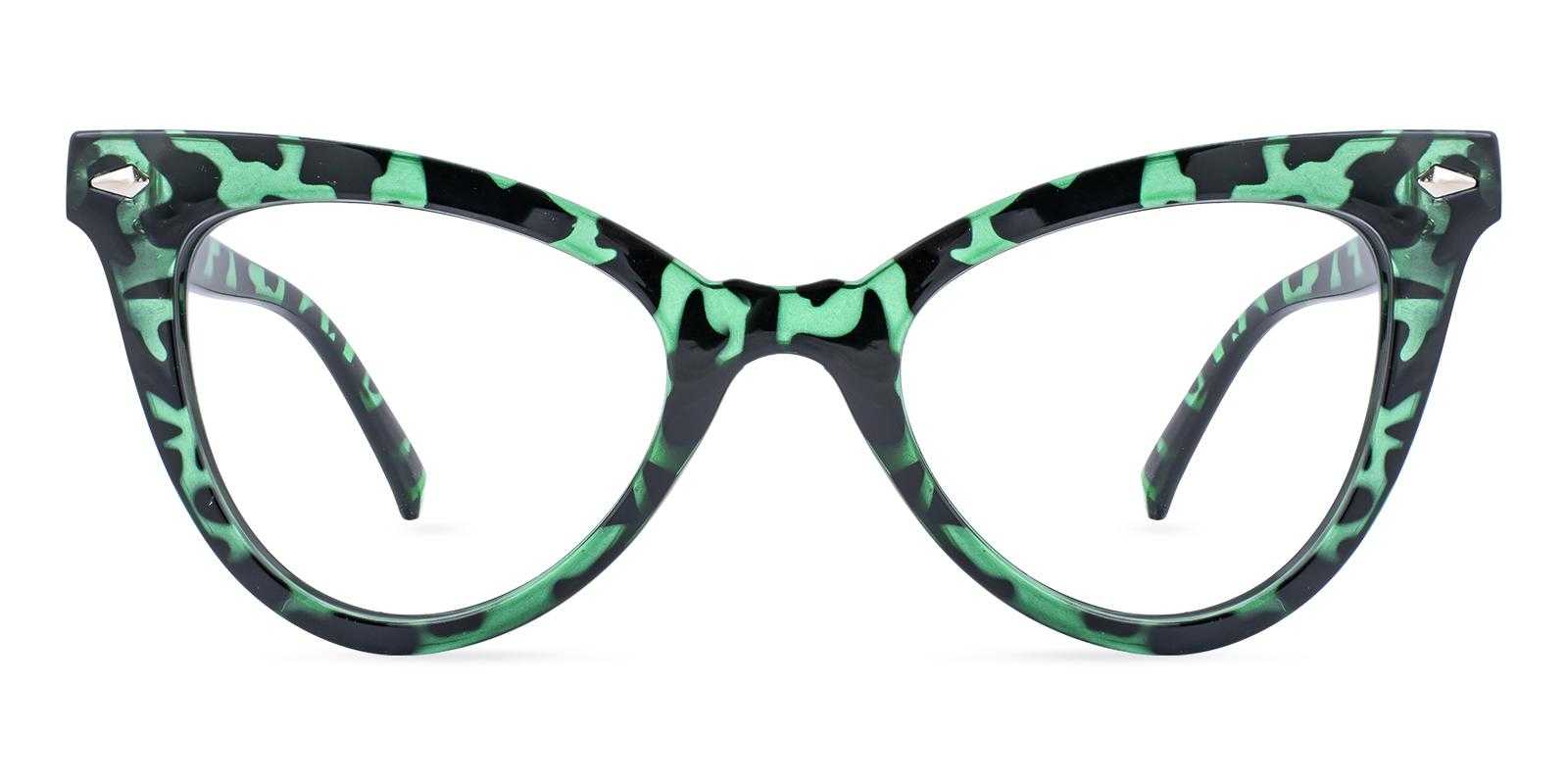 Foreswear Green Plastic Eyeglasses , UniversalBridgeFit Frames from ABBE Glasses