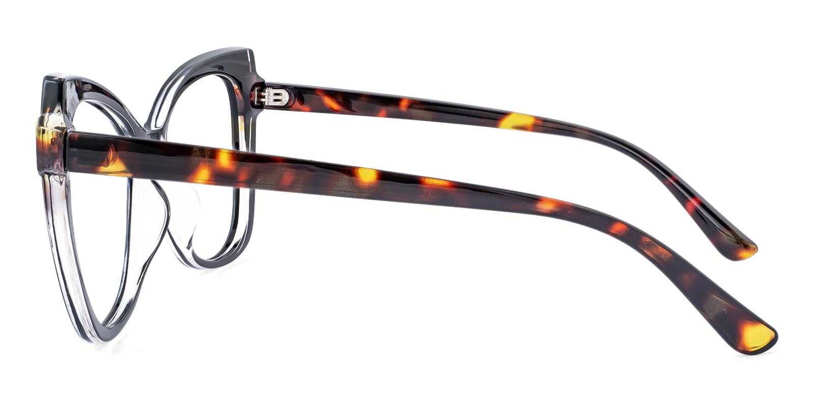 Garner Black Acetate Eyeglasses , UniversalBridgeFit Frames from ABBE Glasses