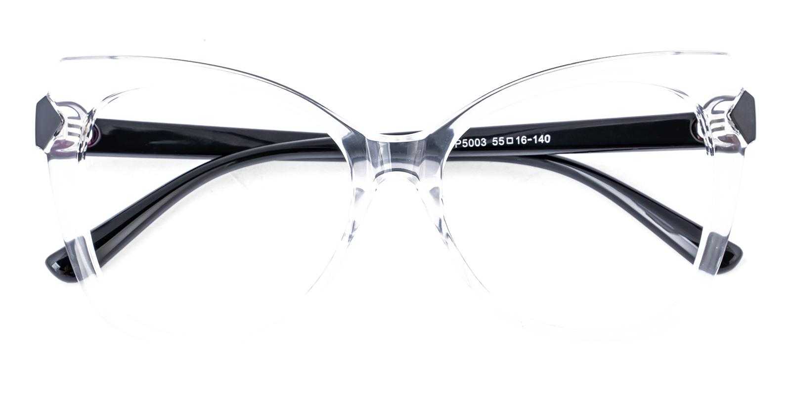 Garner Fclear Acetate Eyeglasses , UniversalBridgeFit Frames from ABBE Glasses