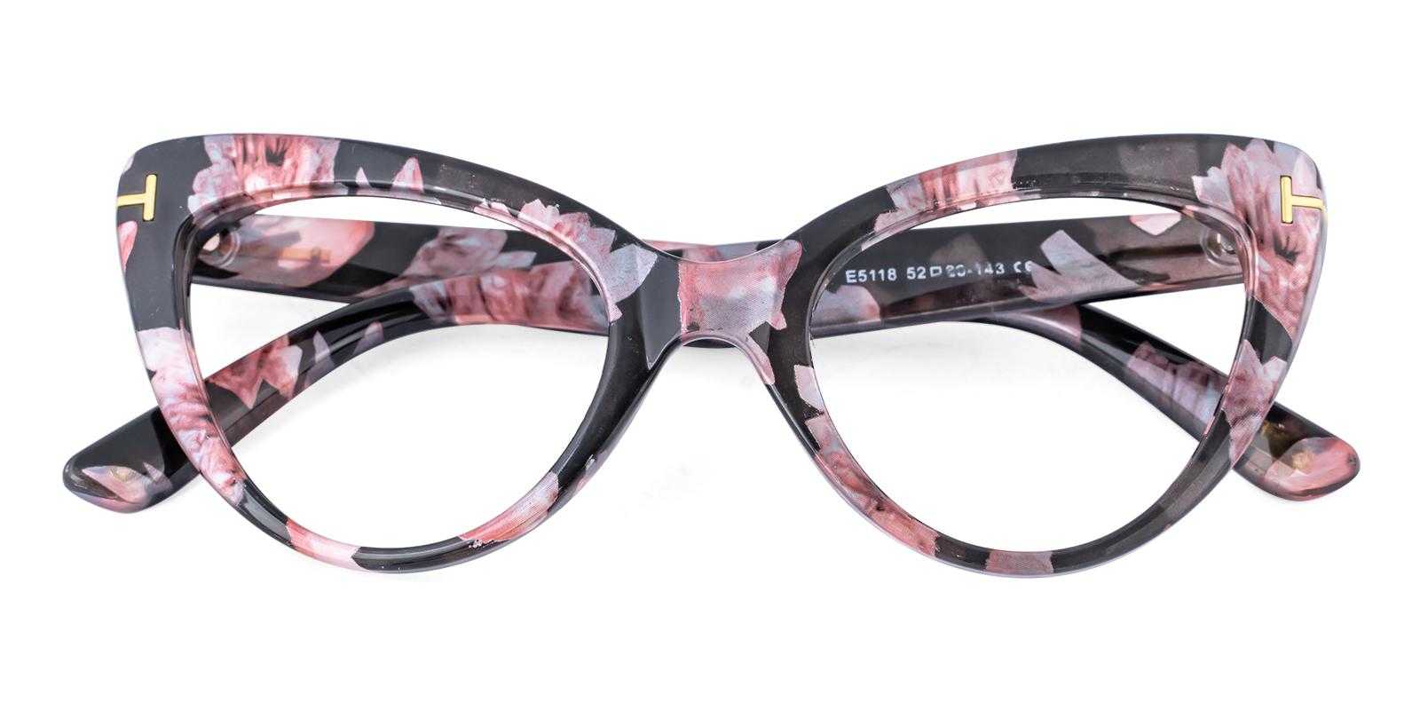 Besom Pattern Plastic Eyeglasses , UniversalBridgeFit Frames from ABBE Glasses