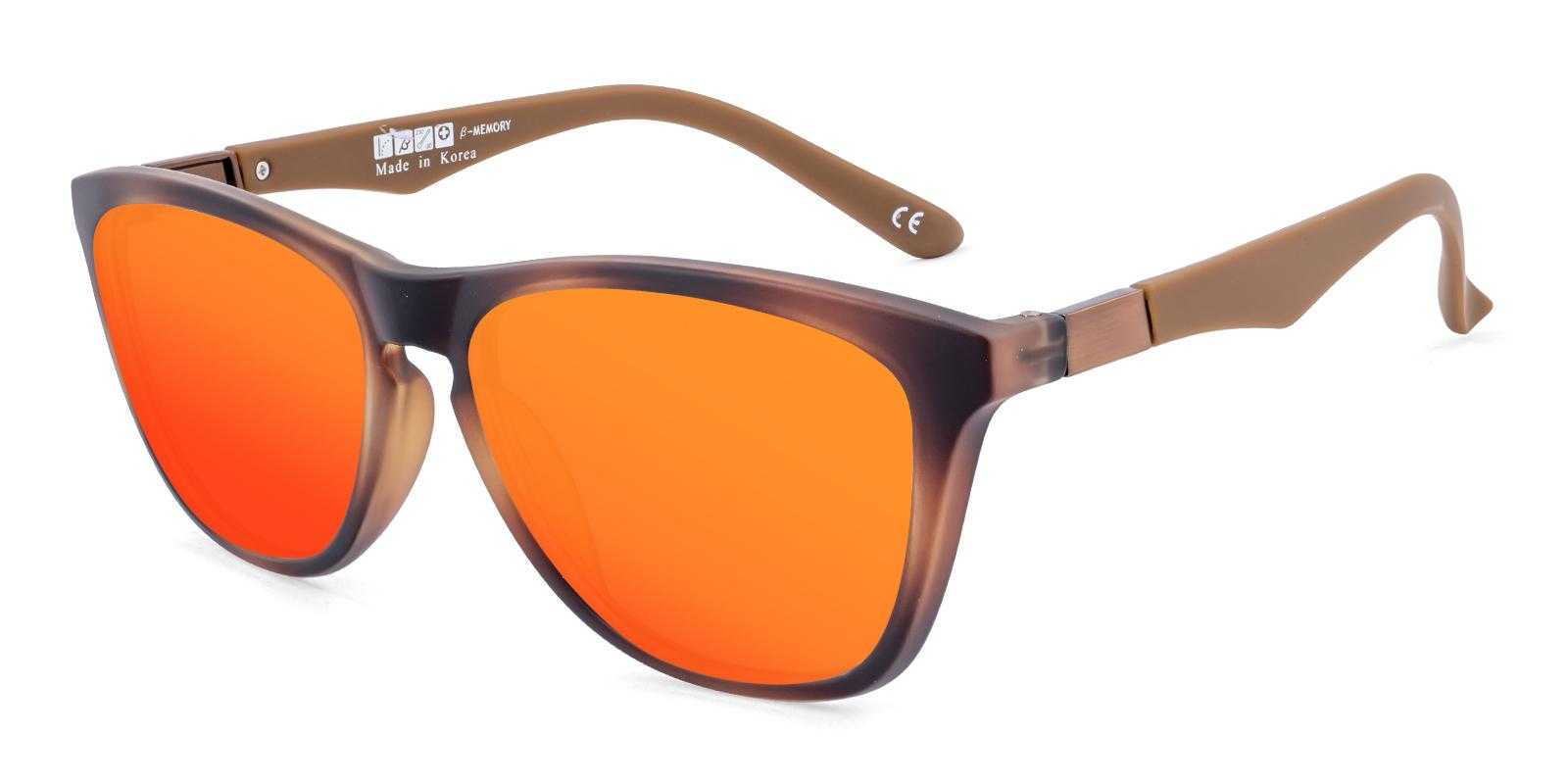 Lampads Brown TR Sunglasses , UniversalBridgeFit Frames from ABBE Glasses