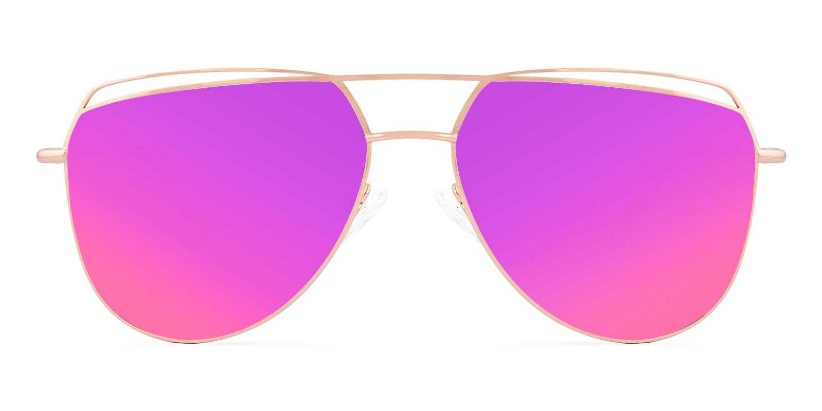 Tors Pink Metal SpringHinges , Sunglasses , NosePads Frames from ABBE Glasses