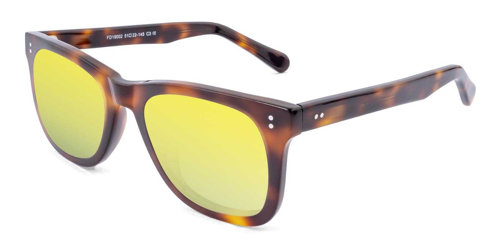 Clamant Tortoise Acetate Sunglasses , UniversalBridgeFit Frames from ABBE Glasses