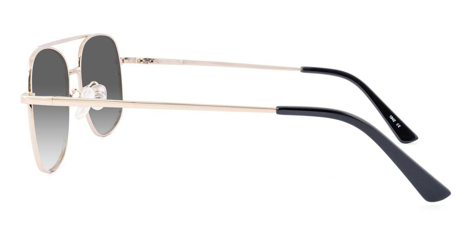 Brakes Gold Metal SpringHinges , Sunglasses , NosePads Frames from ABBE Glasses