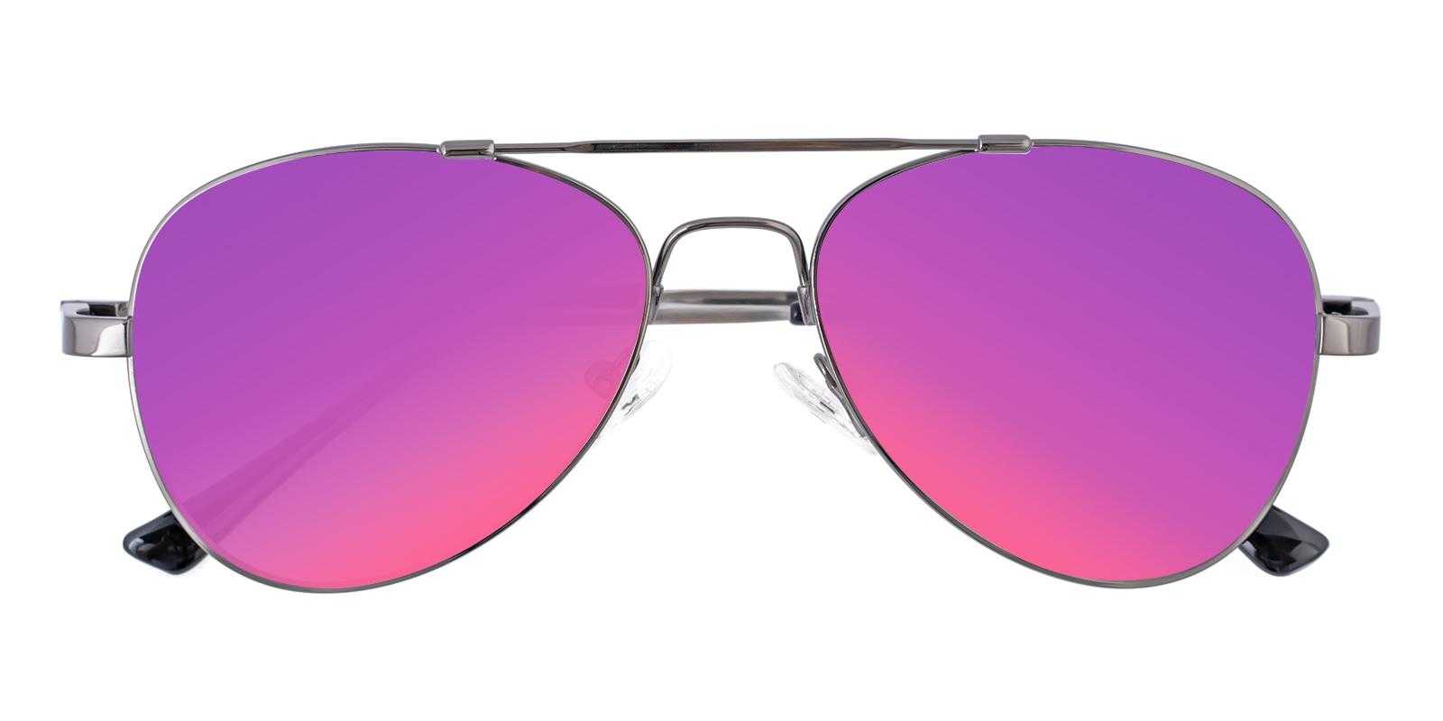 Pallid Gun Metal Sunglasses , NosePads Frames from ABBE Glasses