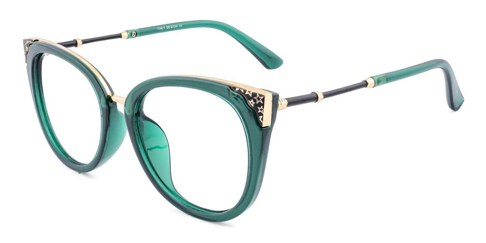 Weregild Green Plastic Eyeglasses , UniversalBridgeFit Frames from ABBE Glasses