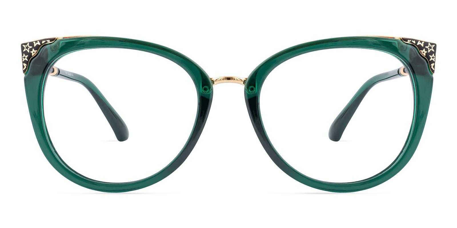 Weregild Green Plastic Eyeglasses , UniversalBridgeFit Frames from ABBE Glasses