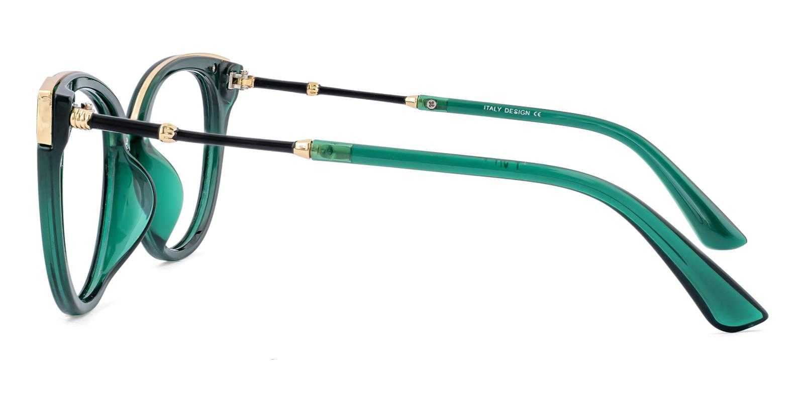 Weregild Green Plastic Eyeglasses , UniversalBridgeFit Frames from ABBE Glasses