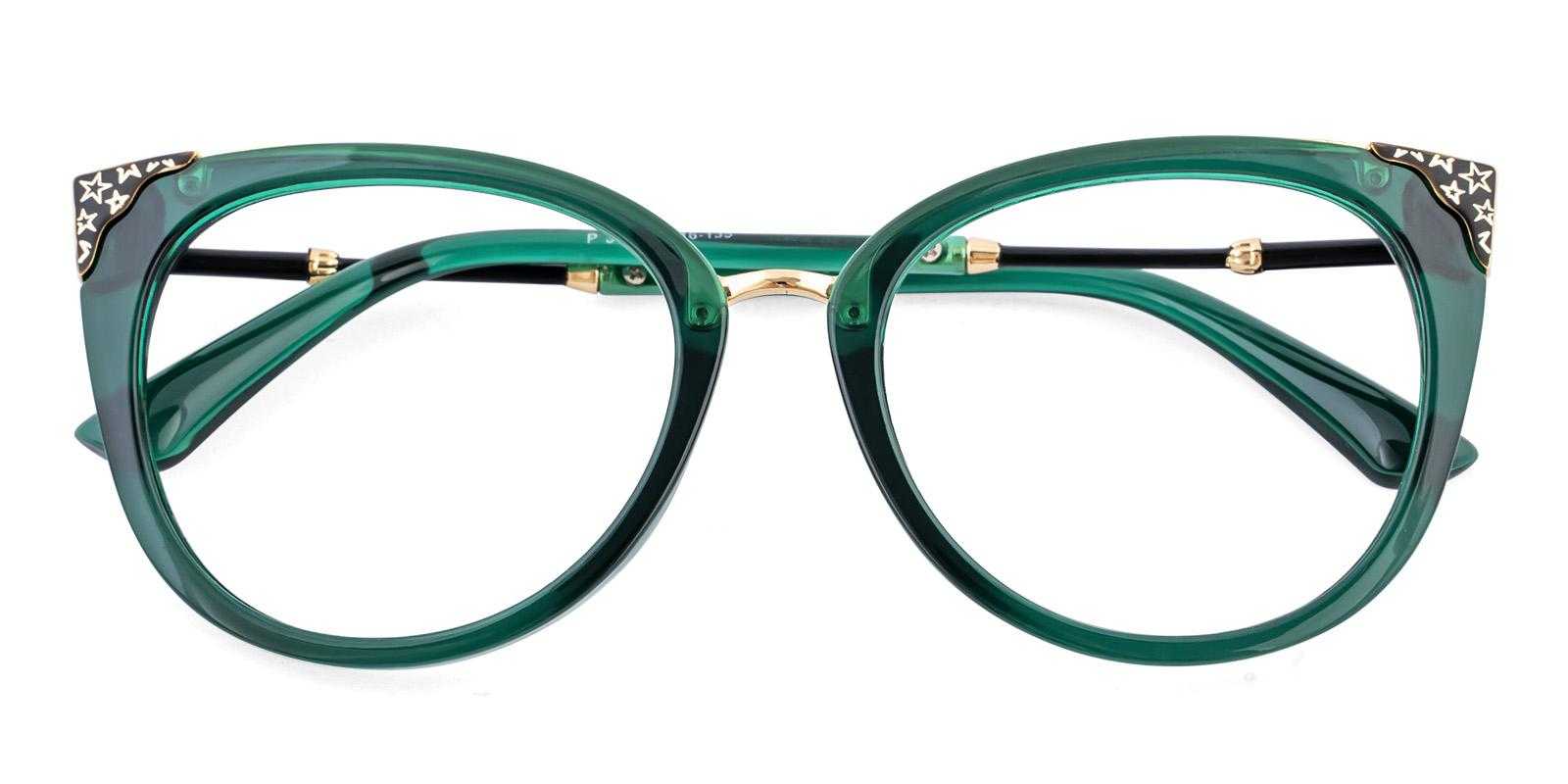 Weregild Green Plastic Eyeglasses , UniversalBridgeFit Frames from ABBE Glasses