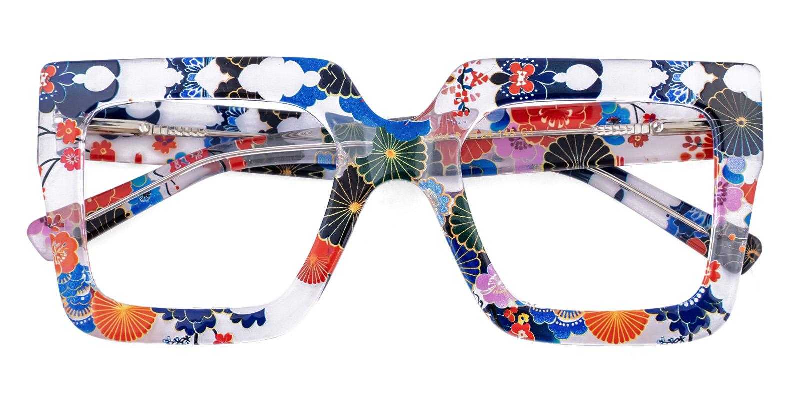 Hauberk Multicolor Acetate Eyeglasses , SpringHinges , UniversalBridgeFit Frames from ABBE Glasses