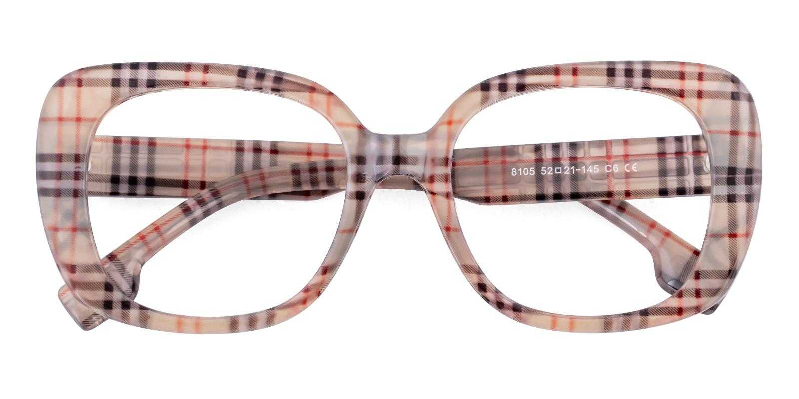 Corslet Striped Acetate Eyeglasses , UniversalBridgeFit Frames from ABBE Glasses