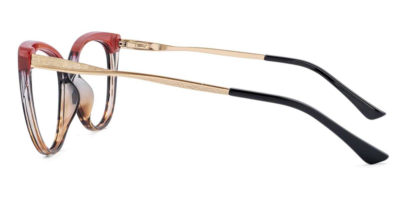 Sojourn Red Acetate Eyeglasses , SpringHinges , UniversalBridgeFit Frames from ABBE Glasses