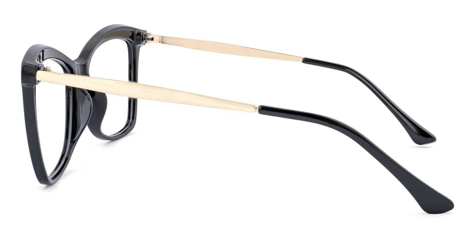 Dissemble Black Plastic Eyeglasses , UniversalBridgeFit Frames from ABBE Glasses