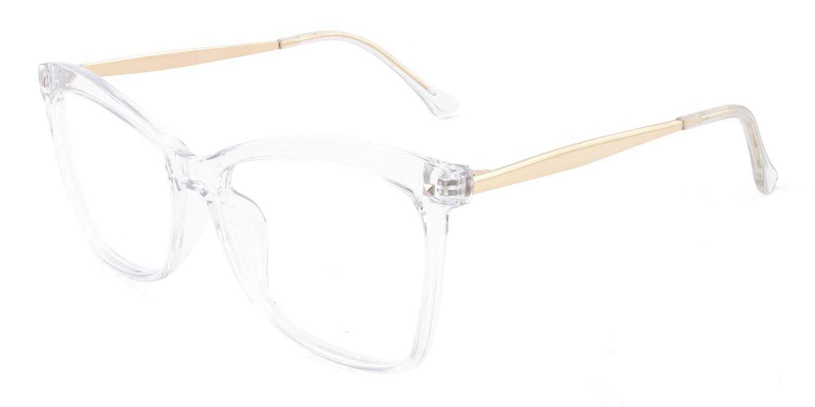 Dissemble Fclear Plastic Eyeglasses , UniversalBridgeFit Frames from ABBE Glasses