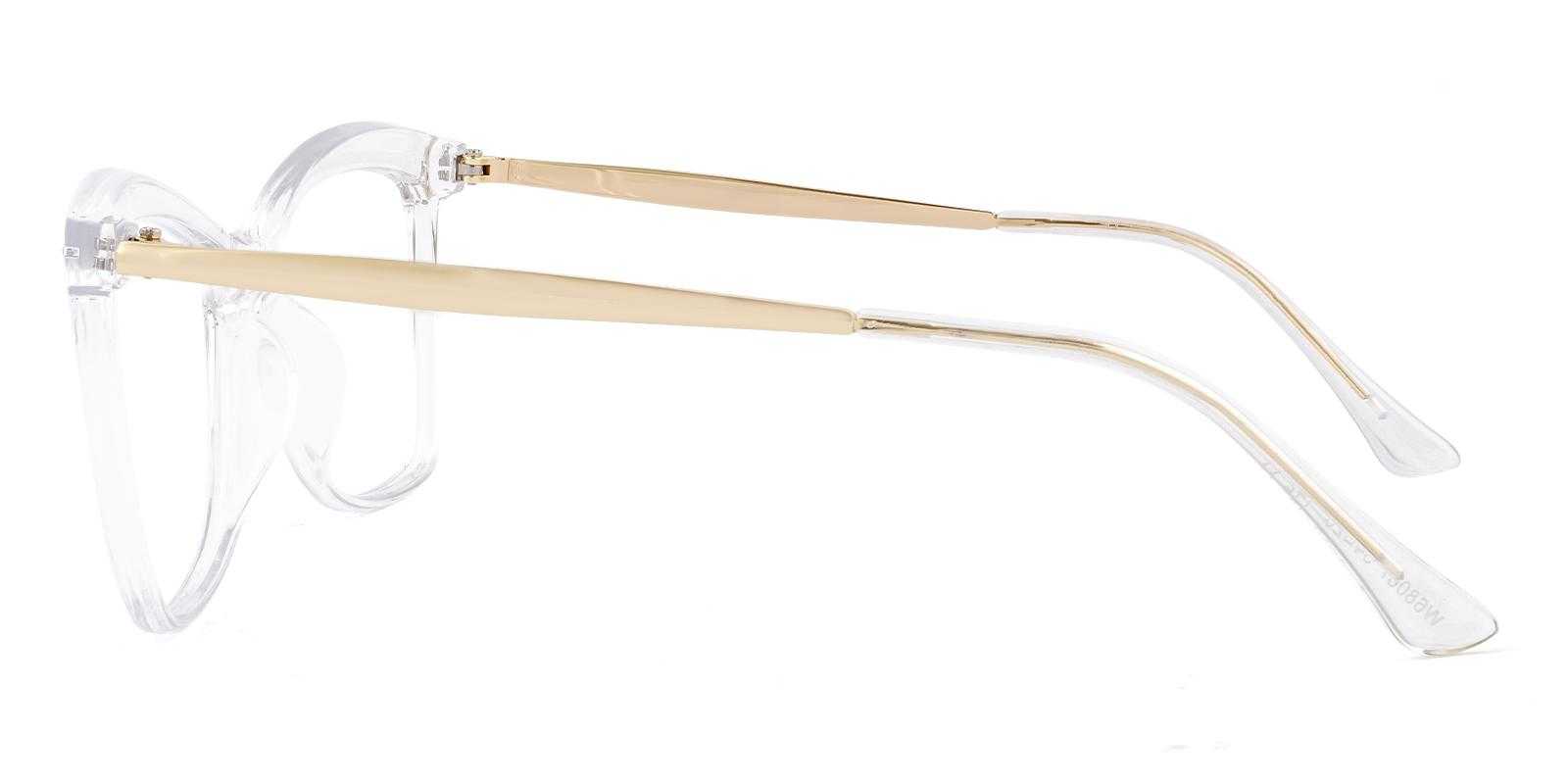 Dissemble Fclear Plastic Eyeglasses , UniversalBridgeFit Frames from ABBE Glasses